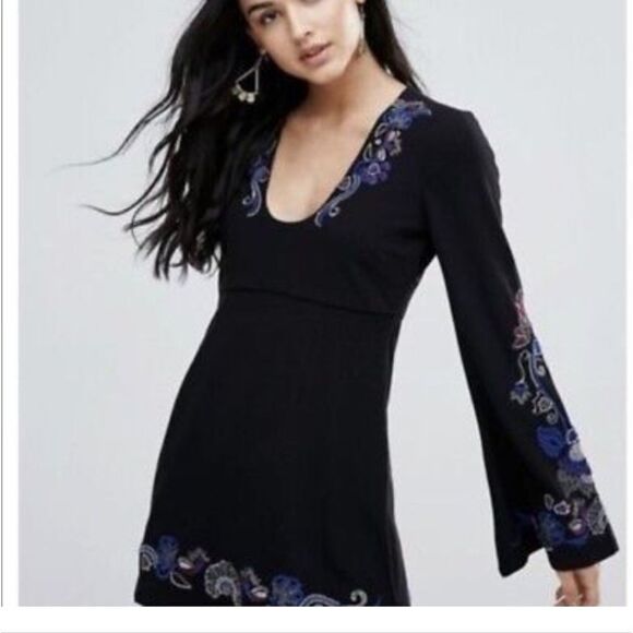 NWOT Free People Boho Dress - Picture 3 of 12